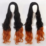 Anime Nezuko Cosplay Kamado Nezuko Cosplay Costume Nezuko Wig Uniform with Props for Adult Kids Halloween Carnival Costumes 5