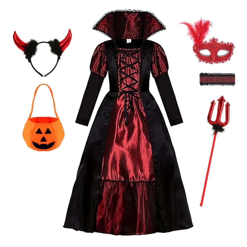 Girls’ Gothic Ghost Bride Costume