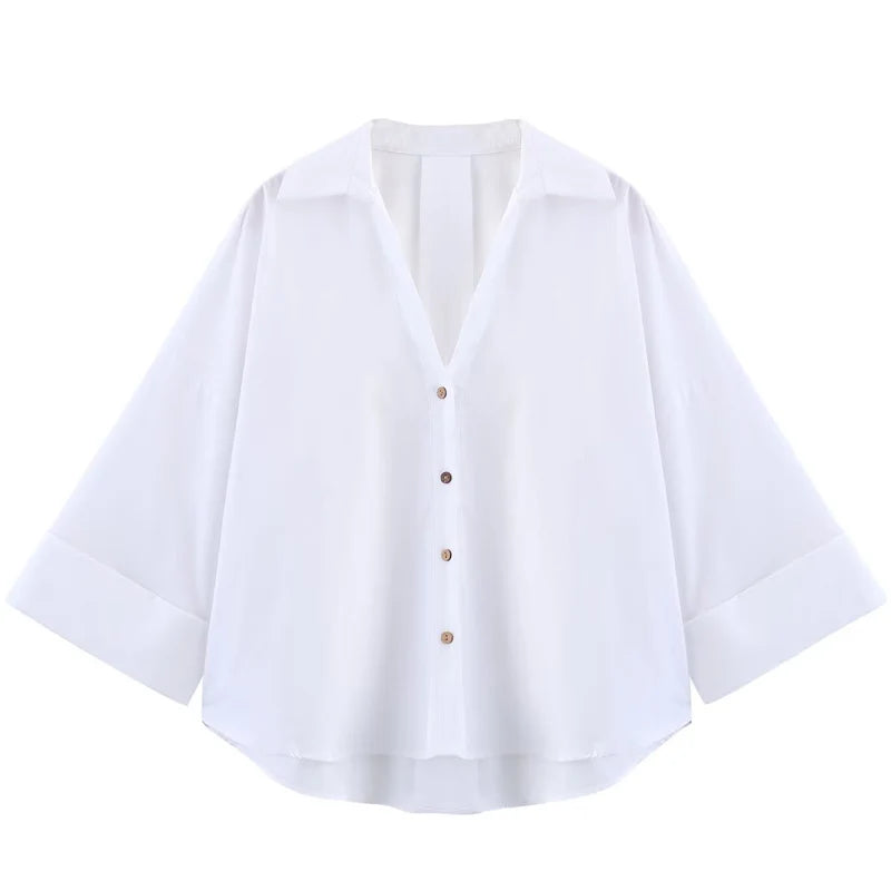 Women’s Striped Summer Crop Blouse