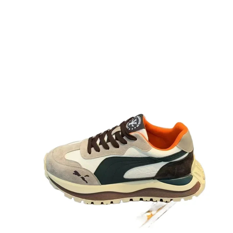 2025 Summer Casual Shoes Men's Sports Shoes Street Casual Platform Shoes Soft and Comfortable Non-slip Fashion Men's Shoes