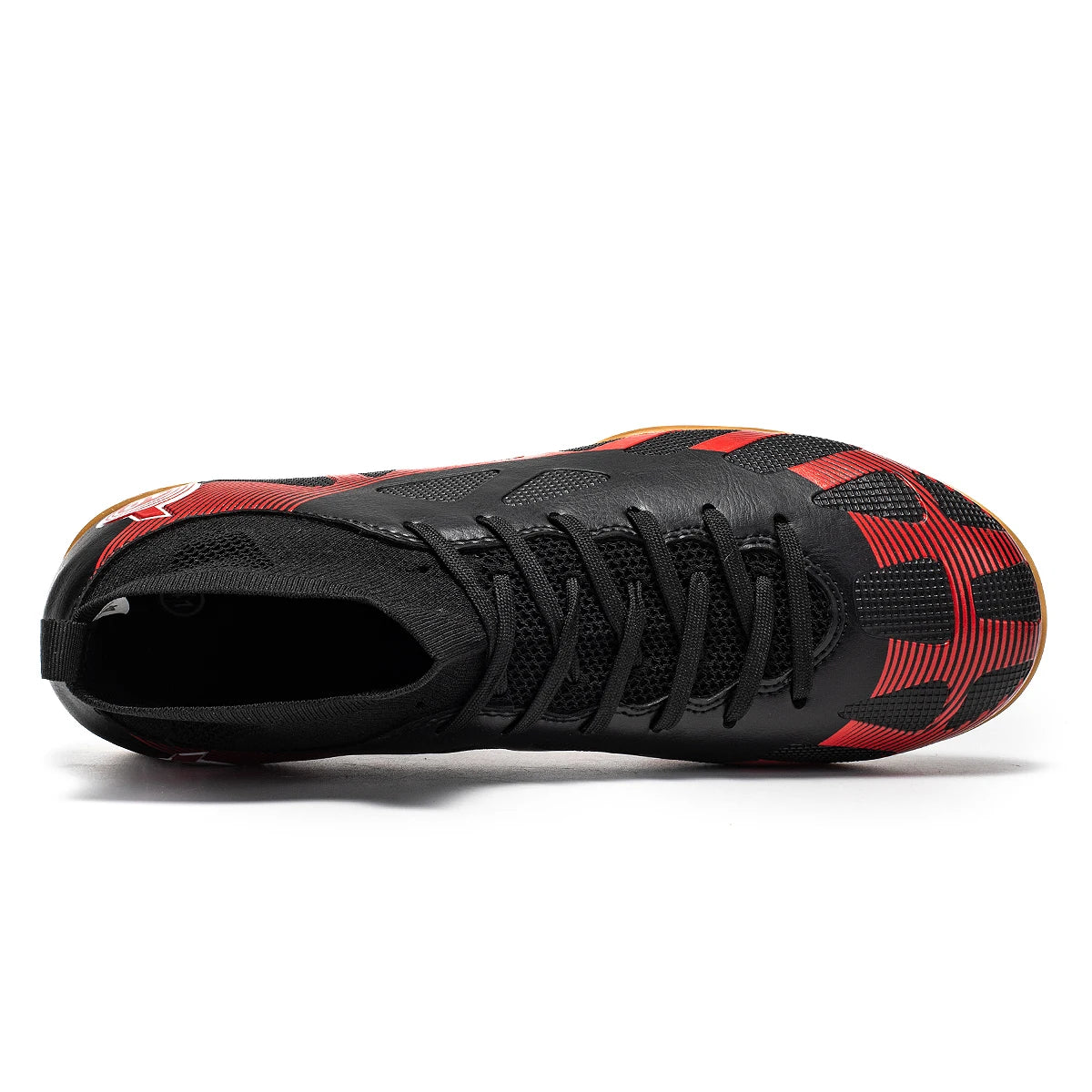 Men's Sports IC Indoor Flat Bottomed Football Shoes Adult High-Tops Wear Resisting Training Shoes Teenagers Non Slip Shoes 5