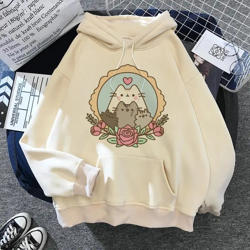 Kawaii Cat Ears Oversized Hoodie
