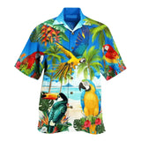 Hawaiian palm trees 3D Print Men Shirt