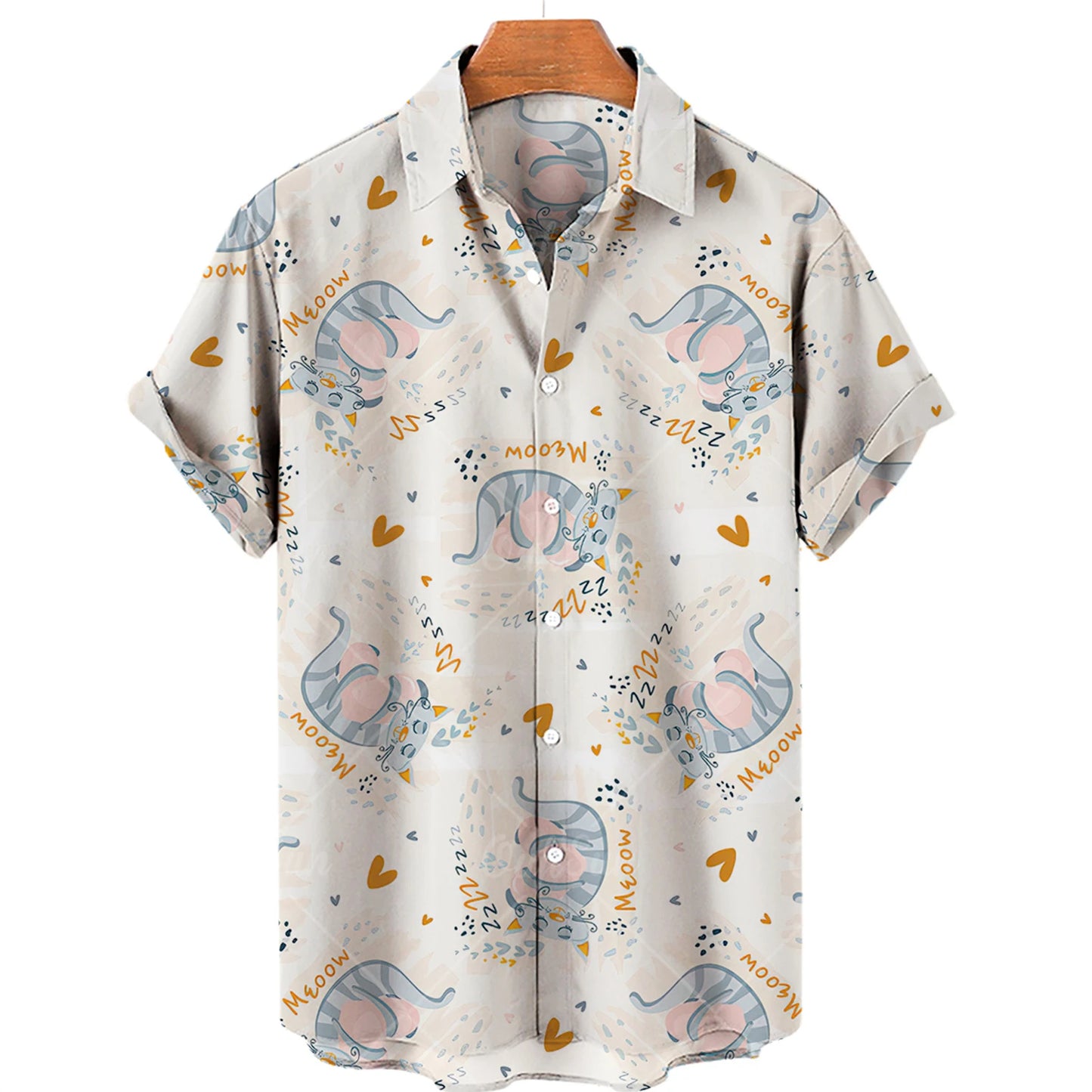 Duck-3d-Print-Shirts-Men-Fashion-Hawaiian-Shirt-Short-Sleeve-Casual-Beach-Shirts-Boys-Single-Breasted