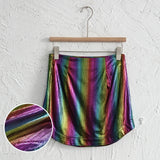 Slim-Chic-Elegant-Women-Mini-Skirts-Green-Satin-High-Street-Solid-Side-Zipper-Sexy-Bodycon-Skirt