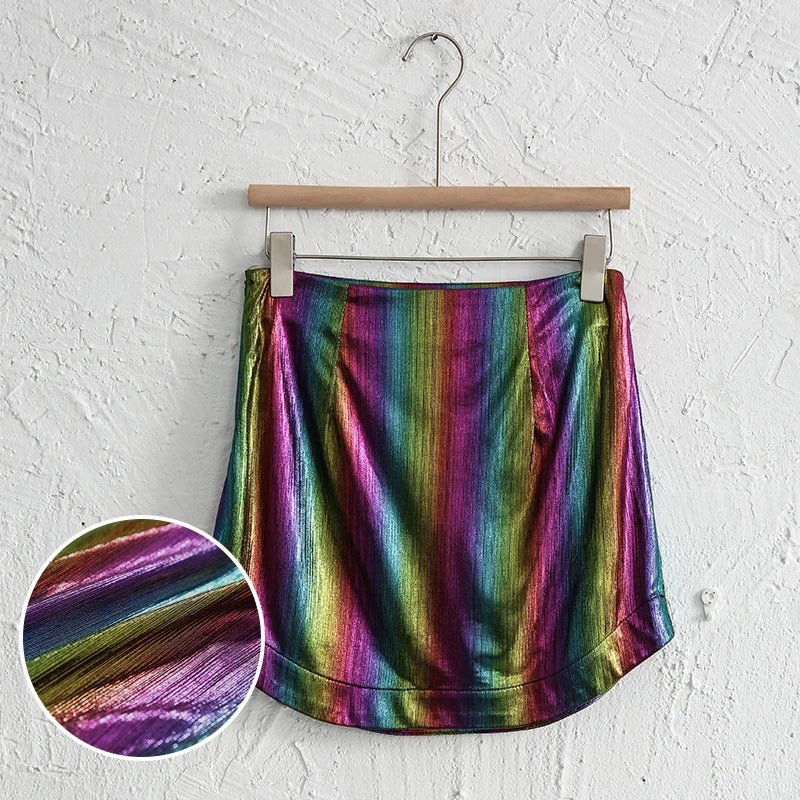 Slim-Chic-Elegant-Women-Mini-Skirts-Green-Satin-High-Street-Solid-Side-Zipper-Sexy-Bodycon-Skirt