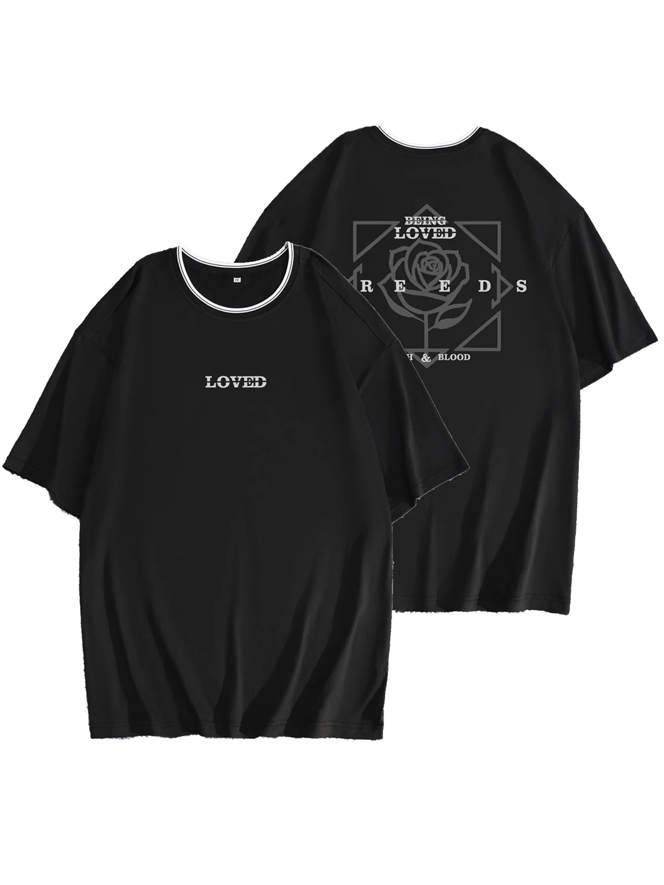 Creative Geometric Graphic Print Short Sleeve T-shirt for Men, Summer Outdoor Casual Crew Neck Top Shirt