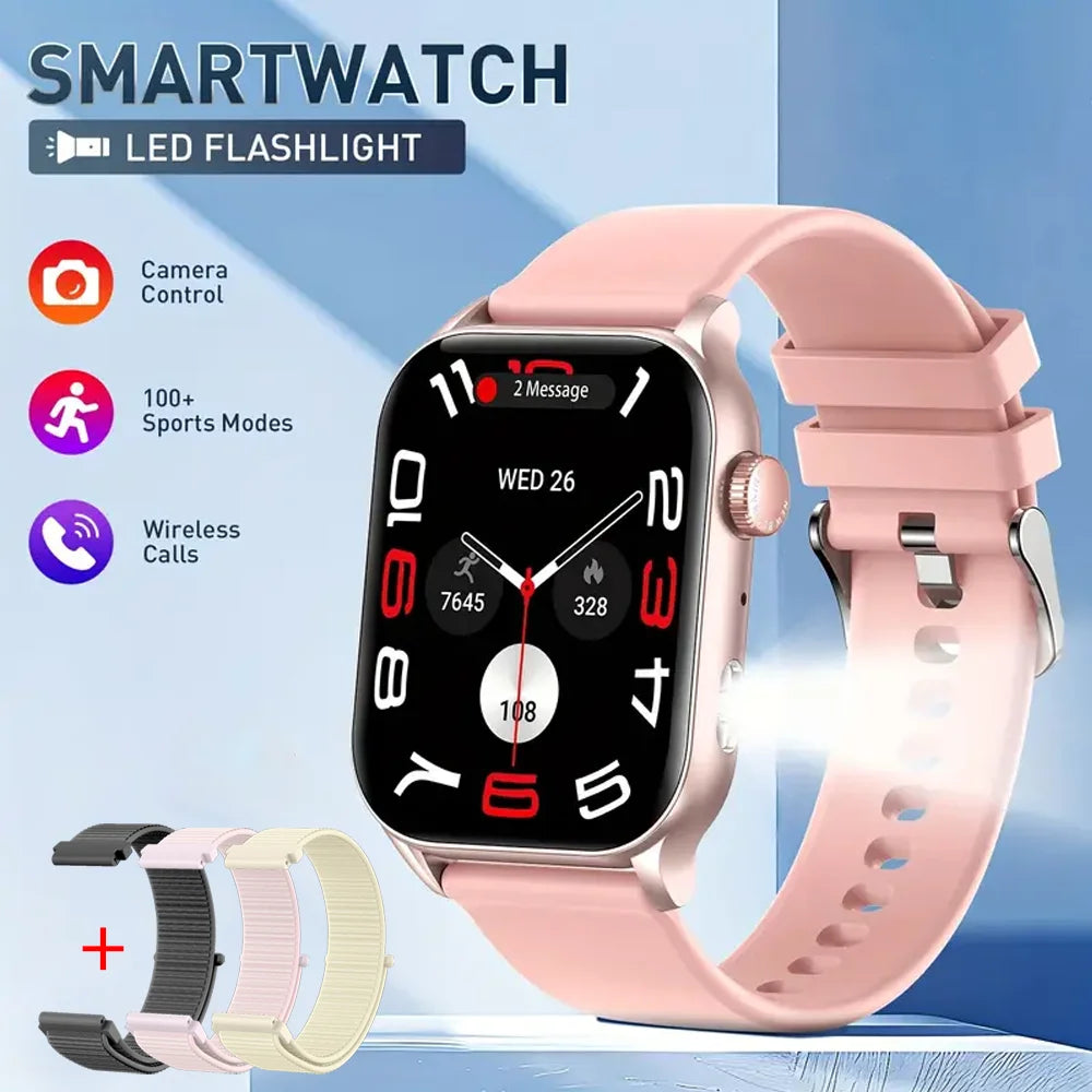 SENBONO-AMOLED-Smart-Watch-Bluetooth-Call-LED-Flashlight-100-Sport-Mode-DIY-Dial-Custom-Camera-Control