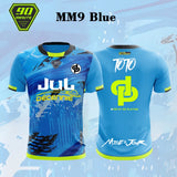 90 Minutes Series MM9 JUL Football Shirt Men's Summer Outdoor Sports Quick-drying Jersey Fitness Training O-neck T-shirt 4