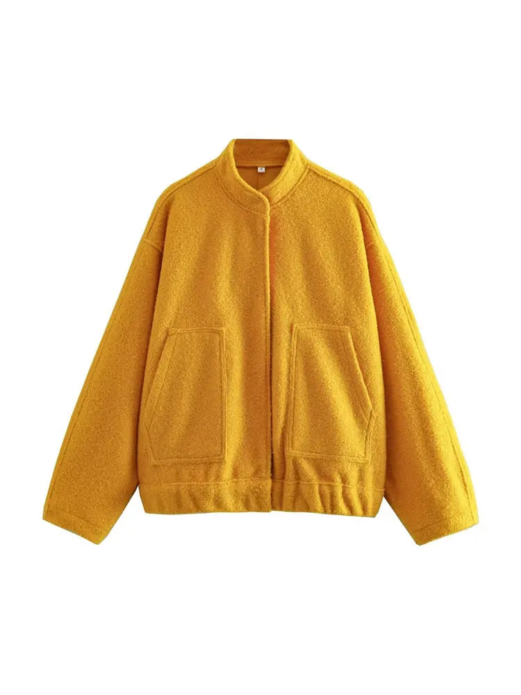Oversized Vintage Bomber Jacket