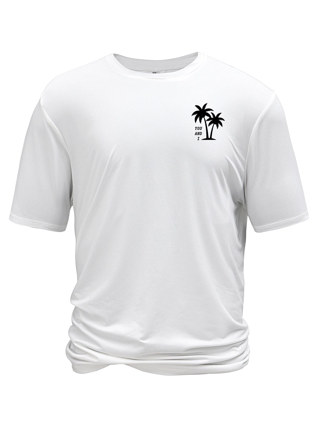 Creative Geometric Graphic Print Short Sleeve T-shirt for Men, Summer Outdoor Casual Crew Neck Top Shirt