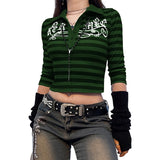 Dark-Academia-Graphic-Print-T-shirt-E-girl-Gothic-Mall-Goth-Alt-Emo-Crop-Top-Y2K