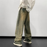 Men's Wide Leg Denim Pants | 2024 Loose Fit Jeans | Harajuku Streetwear Trousers 3