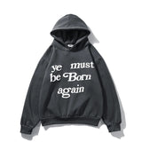 Y2k Graffiti Letter Foam Print Fleece Sweatshirts for Men and Women Streetwear Pullover Baggy Hooded Hoodies Oversized Hoodyd 7
