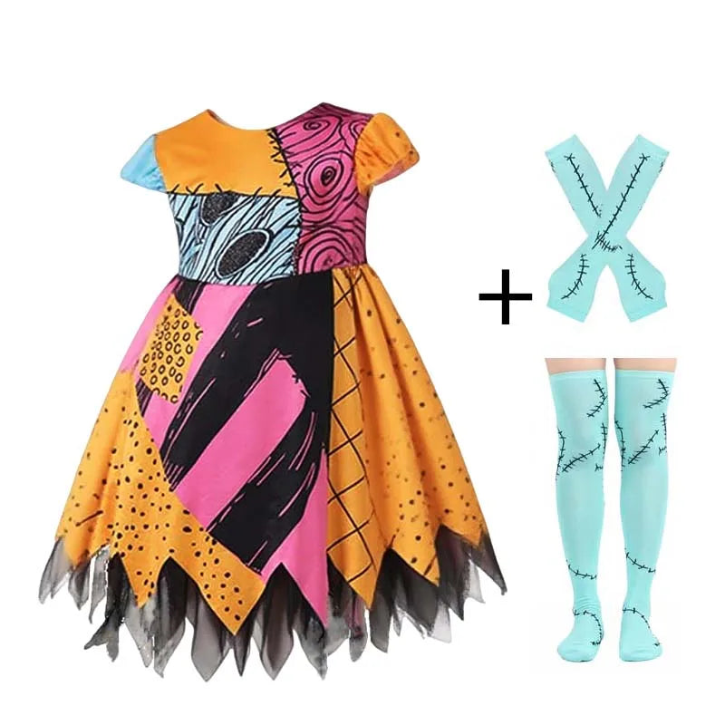 Classic "Nightmare Before Christmas" Cosplay Dress