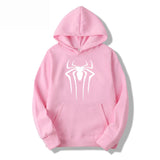 Fashion brand Men's Hoodie Casual Hoodie Sweatshirt Men's/Women's top Solid color printed spider hoodie sweatshirt