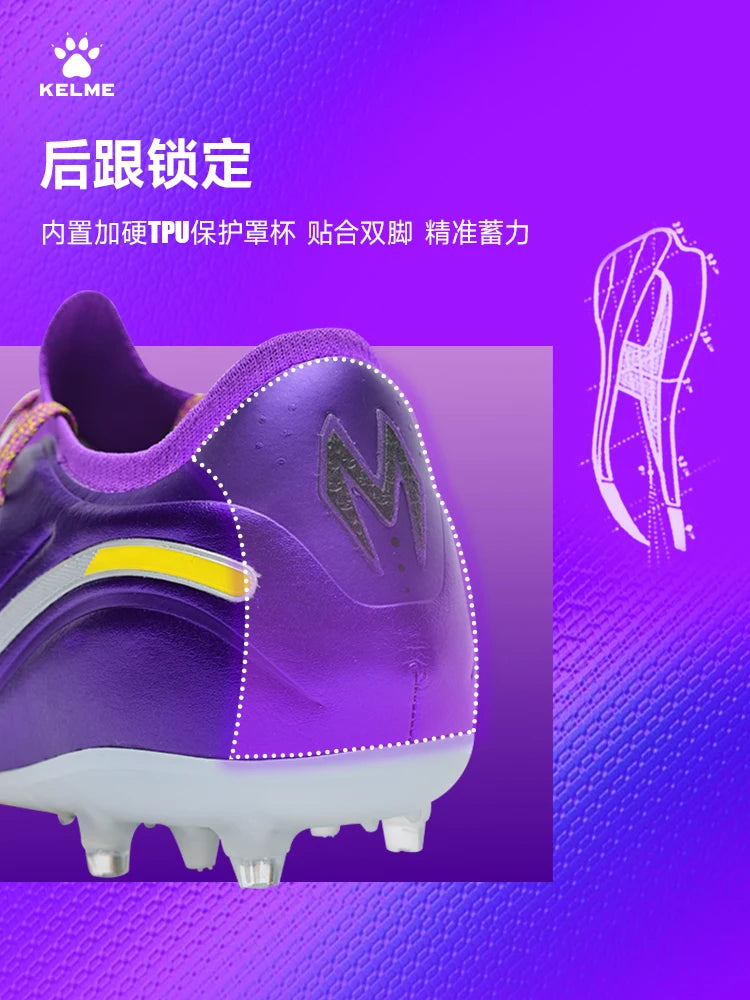 Kelme Men's Professional Match Football Shoes Indoor Anti Slip Football Shoes Mg Short Nail Outdoor Lawn Football Boots 4