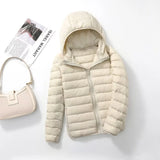 Ultra Lightweight Packable Hooded Puffer Jacket