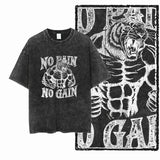 Acid-Washed Graphic Performance Tee