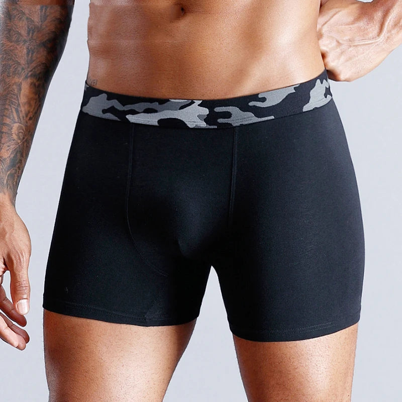 Men's 100% Cotton Printed Boxer Shorts (Plus Size Available)