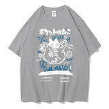 Unisex Kawaii Cat Graphic T-Shirt