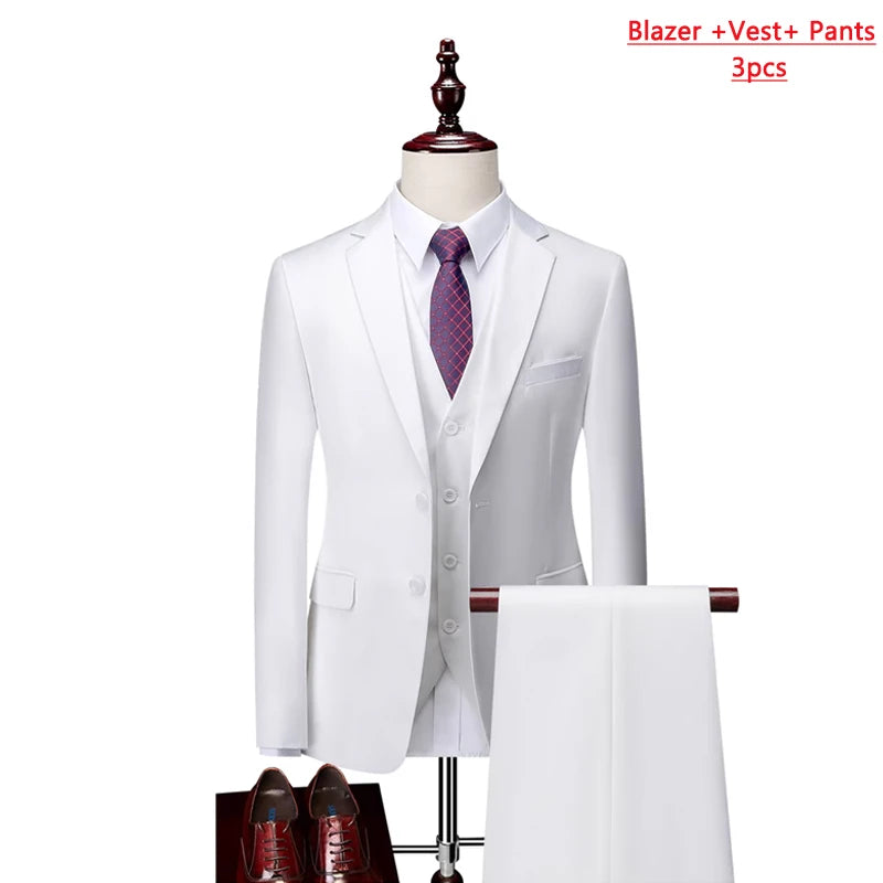 Men’s Premium 3-Piece Formal Suit Set