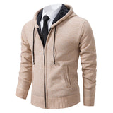 Autumn-And-Winter-New-Jersey-Men-s-Casual-Sports-Coat-Solid-Color-Stand-Collar-Wweater-Grab