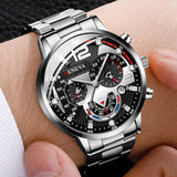 Men Business Watches Fashion Steel Band Male's Quartz Watch Relogio Masculino Reloj Hombre 3