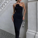 Xeemilo-Elegant-Sleeveless-Slim-Black-Dress-Aesthetic-Oblique-Strap-Backless-Prom-Dresses-French-Retro-Evening-Party