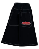 Y2K Embroidered Baggy Jeans