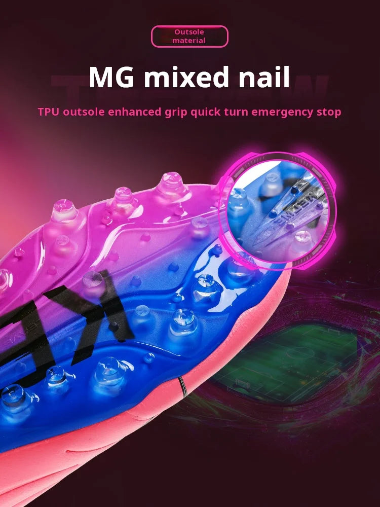 Kelme Men's Soccer Shoes Mg Professional  Football Shoes Artificial Grass Training Adult Short Spikes Cushioning Football Boots 2