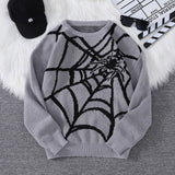 New-Popular-Autumn-and-Winter-Spider-Web-Jacquard-Pattern-Pullover-Sweater-Casual-Round-Neck-Knitted-Men