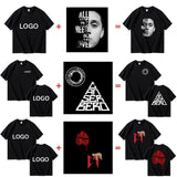 Customized Cotton Printed T-shirts Men Fashion Short Sleeve Tshirt Women Personality Casual Streetwear Tee Tops Camiseta 2