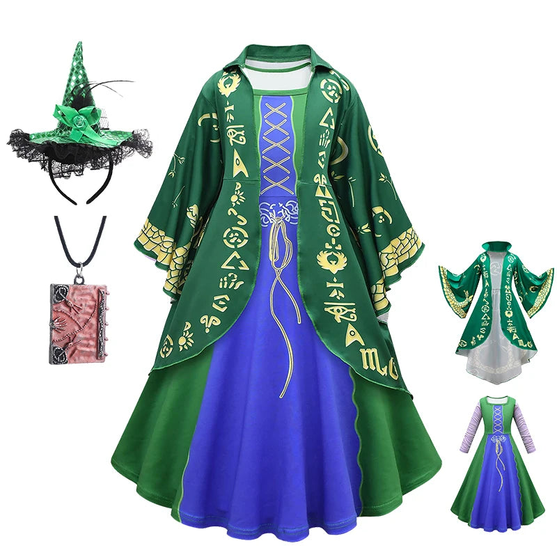 Girls' Hocus Pocus Inspired Witch Costume