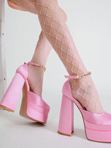 Retro Platform Mary Janes