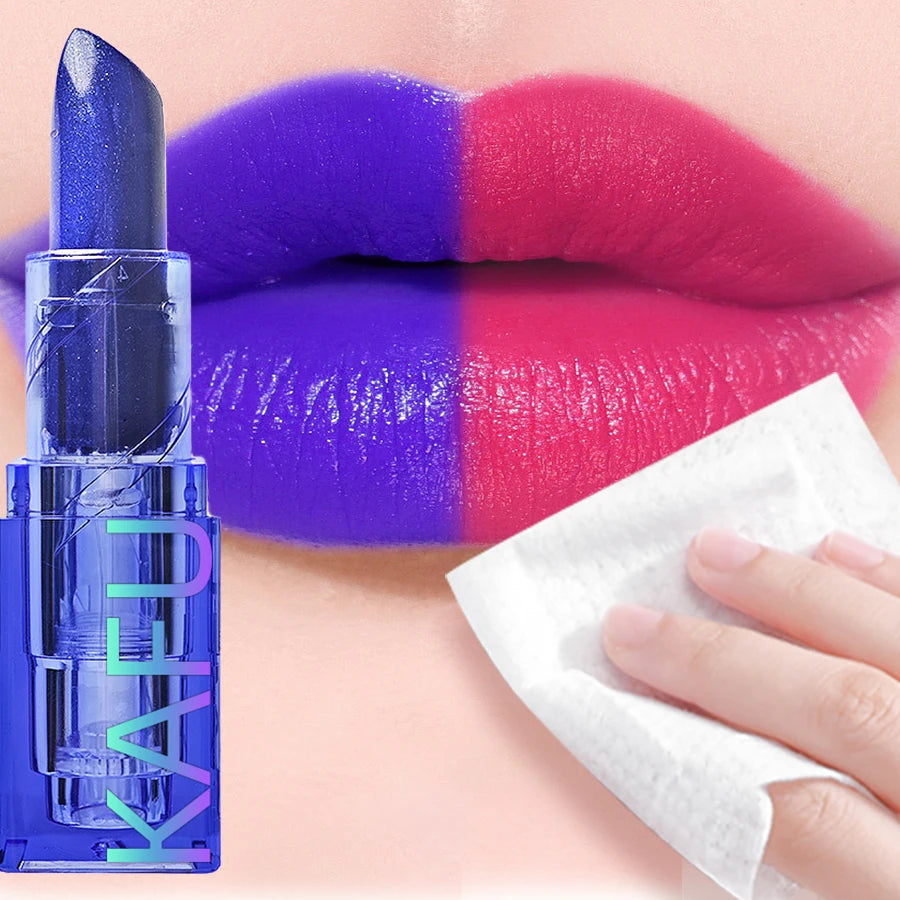 Blue Rose Lipstick Temperature Color Changing lipstic Moisturizing  Female Makeup products Sexy Lip tint Gloss Shiny Lipsticks 2