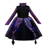 Girl Ariel Mermaid Ursula Costume Cosplay Octopus Sea Witch Black Dress Costume Halloween Costumes Birthday Party 3
