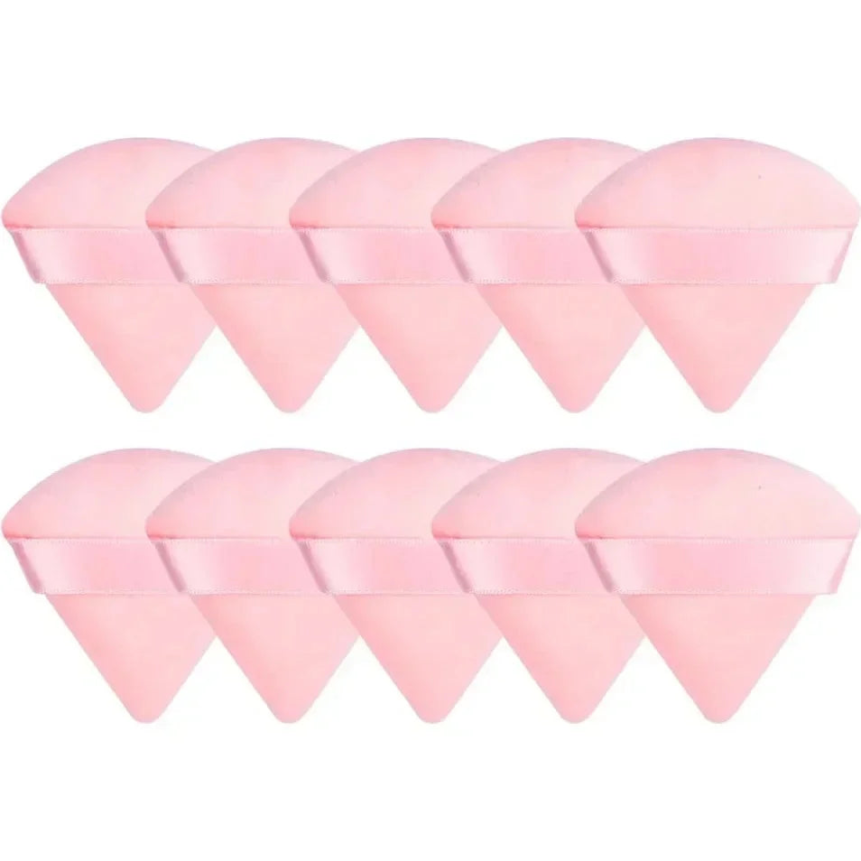 10Pcs Triangle Powder Puff Cosmetic Set Makeup Sponges Foundation Women Beauty Makeup Tools Cheap Korean Make Up Blender