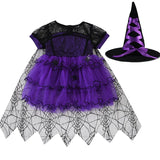 Toddler Girls' Enchanting Princess Spider Mesh Dress