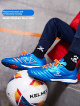Kelme Tf Broken Nail Football Shoes Adult Youth Non-slip Football Shoes Artificial Grass Five-a-side Game Football Shoes Sports 2