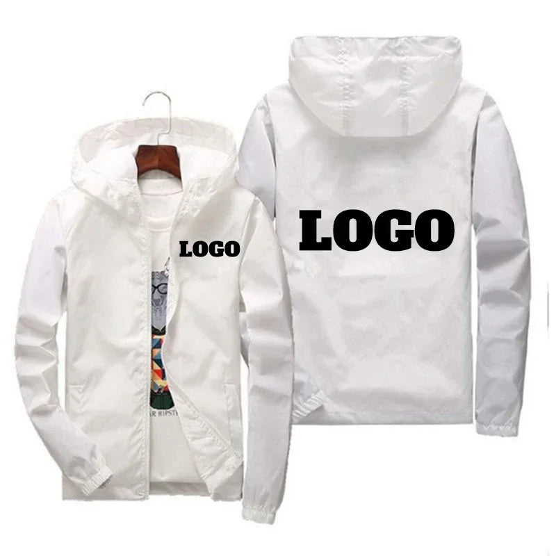 Custom Brand Logo Autumn Jacket Men Waterproof Warm Windbreaker Casual Clothing Big Size 6Xl Men Green Black Red Jacket Outdoor 6