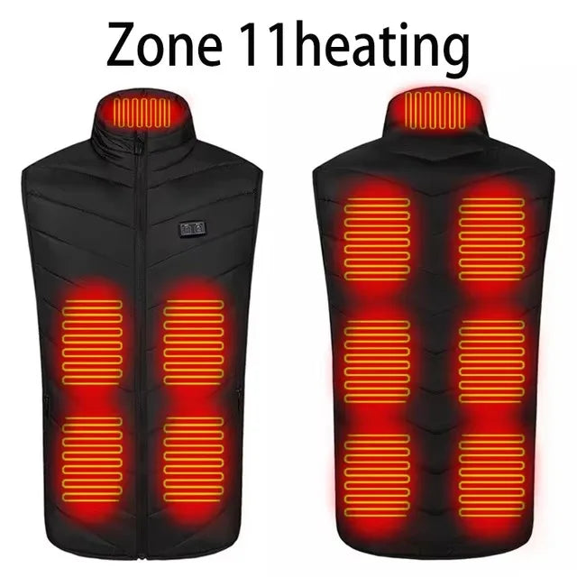 Men's 17-Zone USB Electric Heated Vest