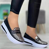 Luxury Designer Women Fashion Loafers Breathable Slip-On Lightweight Woman Sneakers 4