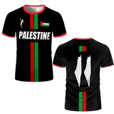 2025 New Palestine Football T-shirts Summer  Men's And Women Palestinian Jersey Gaza Kid's Tees Gifts Wholesale Unisex T Shirt 3