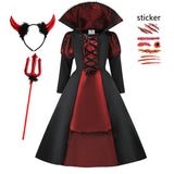Kids' Gothic Vampire & Ghost Bride Costume