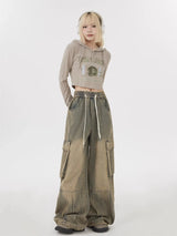 Autumn-Winter-New-Ladies-Cargo-Jeans-American-Street-Style-Baggy-Cargo-Pants-Women-Blue-Multi-pocket
