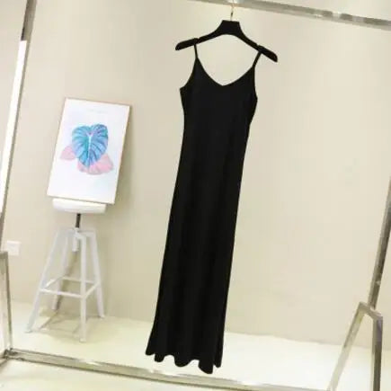Spring-Summer-2024-Woman-Tank-Dress-Casual-Modal-Sexy-Camisole-Elastic-Female-Home-Beach-Dresses-O