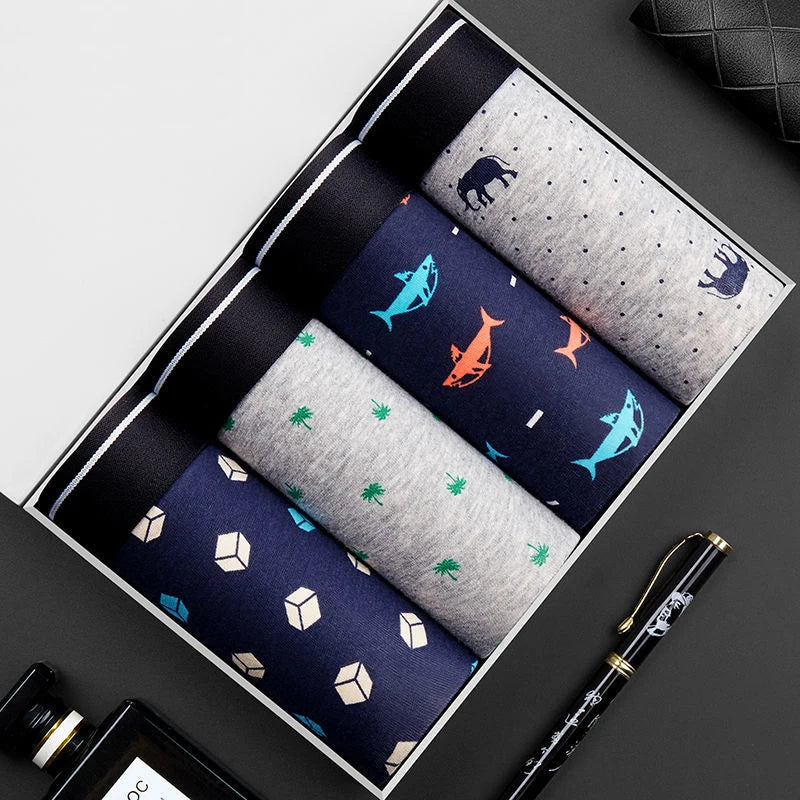 4-Pack Men’s Comfort Cotton Boxer Shorts