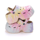 Leopard Platform Clogs for Women: Chunky Wedge Sandals with Closed Toe - Summer 2023 3