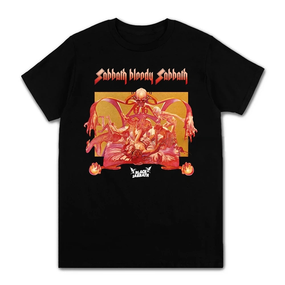 Black Metal Rock Band T shirt Men Women Fashion Casual Graphic Short Sleeve Short Sleeve Plus Size T Shirt Unisex 62474 2